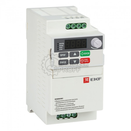 Преобразователь частоты 0,75/1,5кВт 3х400В VECTOR-75 compact EKF Basic